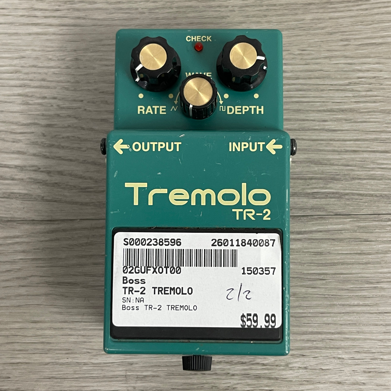 Used Boss TR-2 TREMOLO Tremolo Pedal