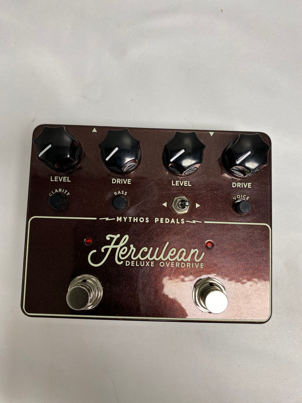 Used Mythos HERCULEAN DELUXE DOUBE OD Overdrive Pedal
