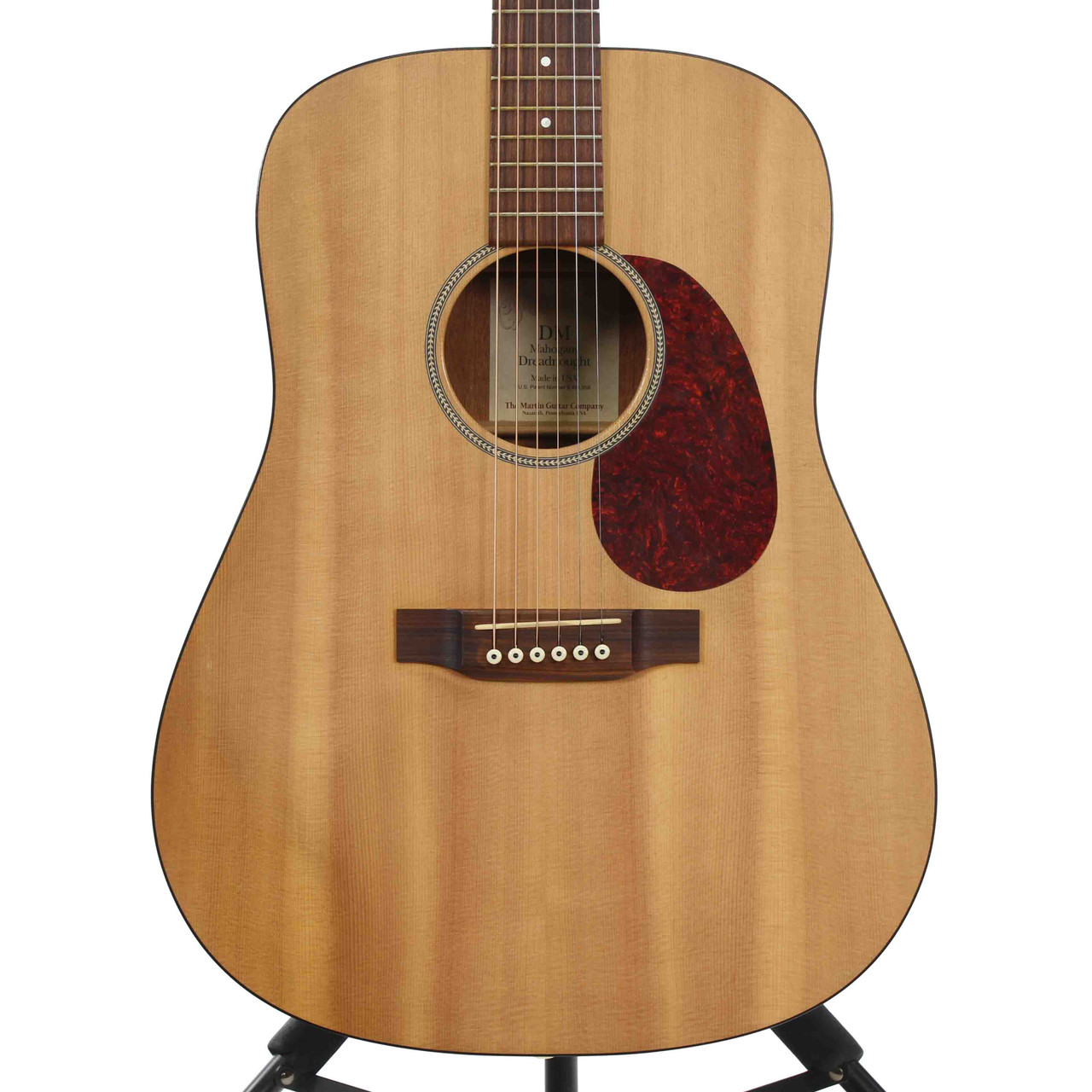 Used Martin DM DREADNAUGHT MAHOGANY Solid Top Acoustic Guitar Natural