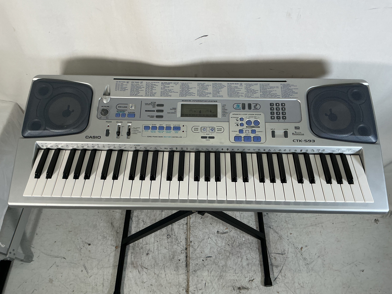 Used Casio CTK-593 61-Key Keyboard 61-Key