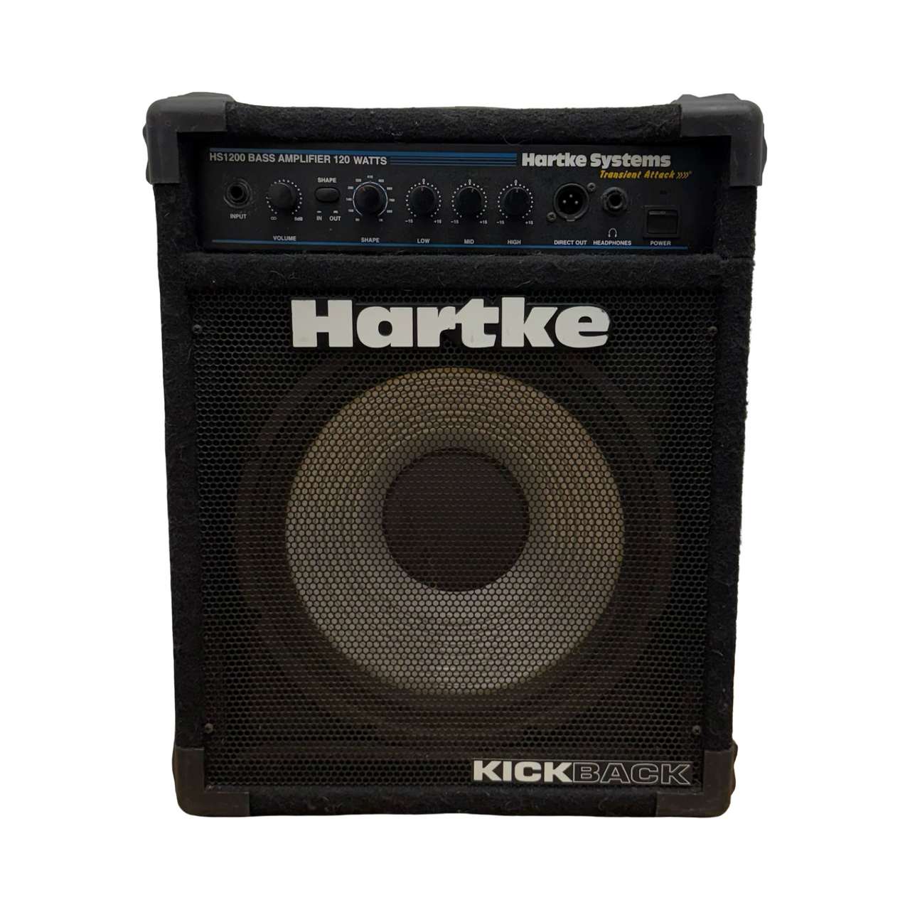 【完動美品】Hartke HS1200 ベースアンプ 120W KICKBACK Hartke Model HS1200 120W Bass Amplifier With Kickback 12 Speaker