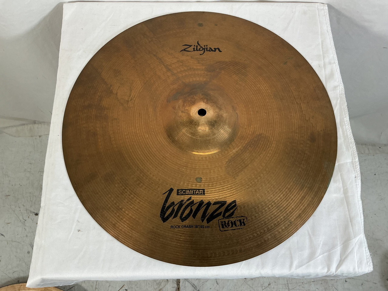 Used Zildjian SCIMITAR BRONZE ROCK CRASH Crash Cymbal 18