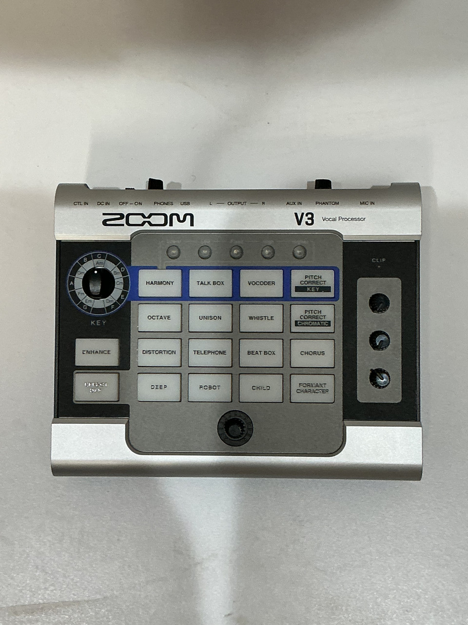 Used Zoom V3 VOCAL PROCESSOR Compact Recording Device
