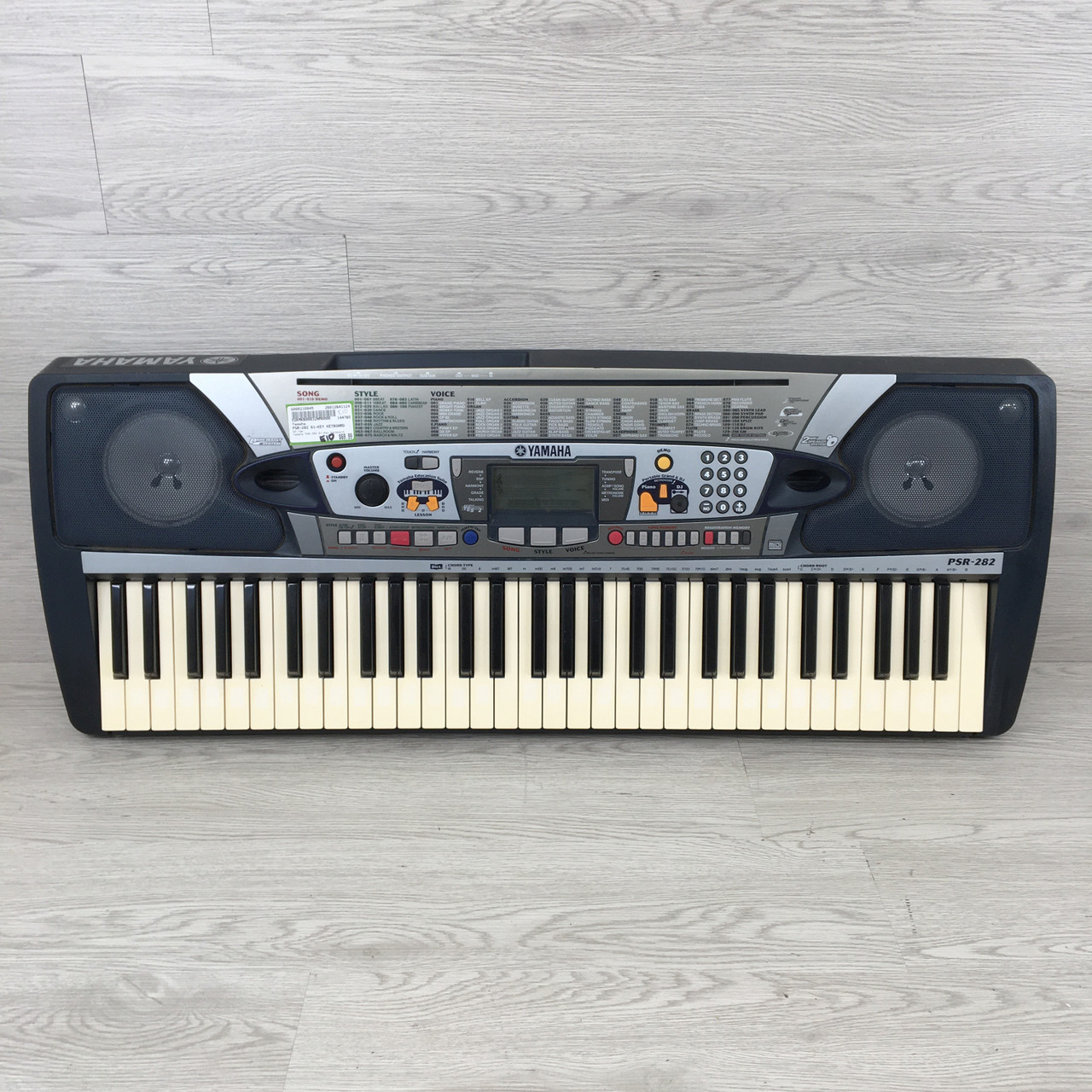 Used Yamaha PSR-282 61-KEY KEYBOARD 61-Key Keyboard 61-Key
