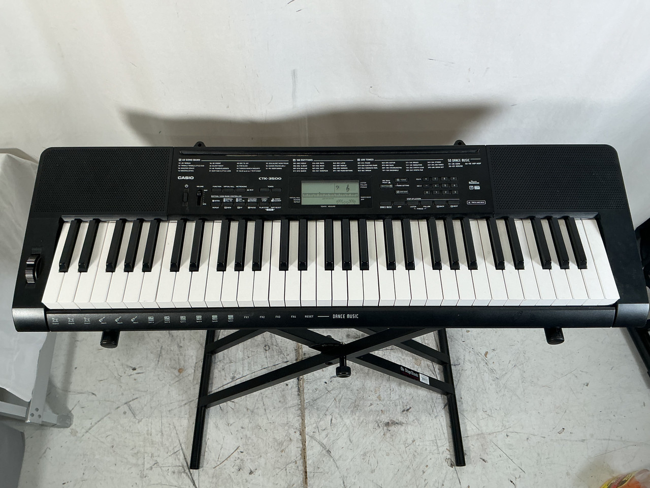 Used Casio CTK-3500 61-Key Keyboard 61-Key
