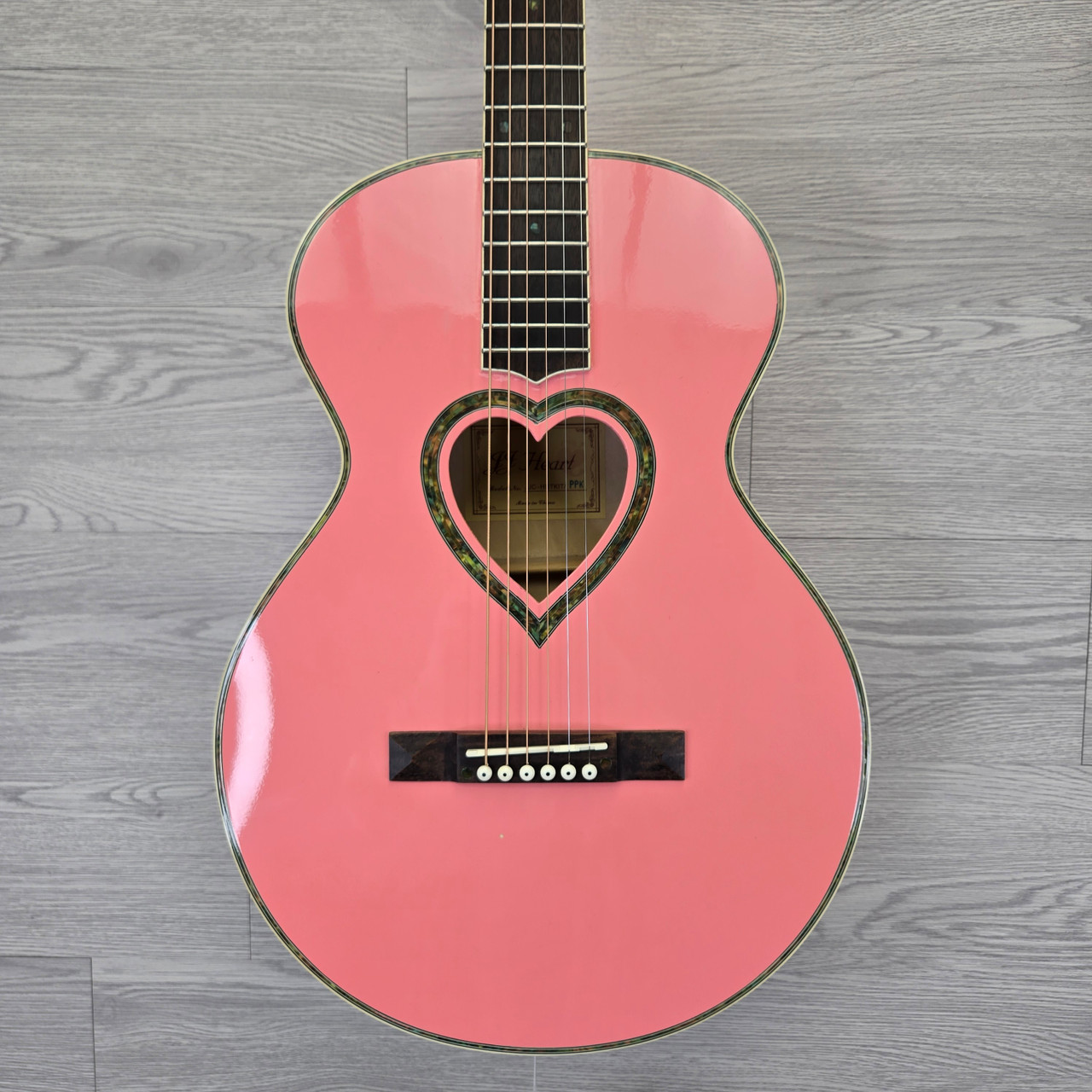 もふもふ J J Heart. guitar アコースティックギター Used JJ HEART PINK ACOUSTIC Laminate Top Acoustic Guitar Pink