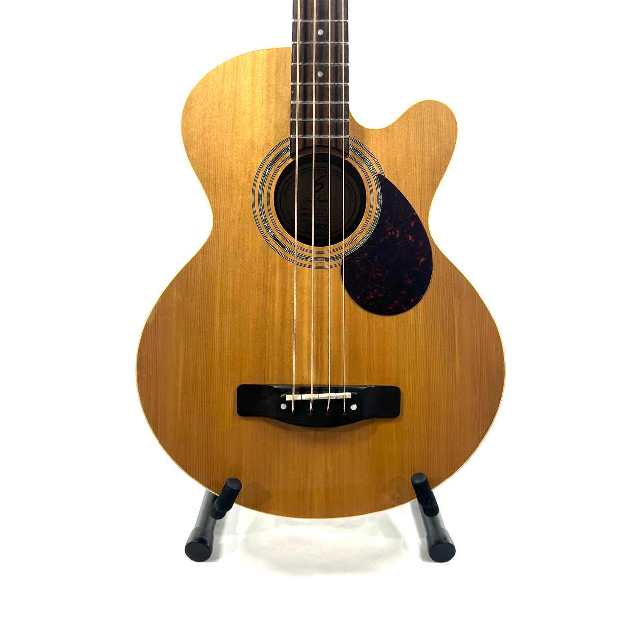 Used Greg Bennett AB-2 Acoustic Bass Guitar Natural 4-String