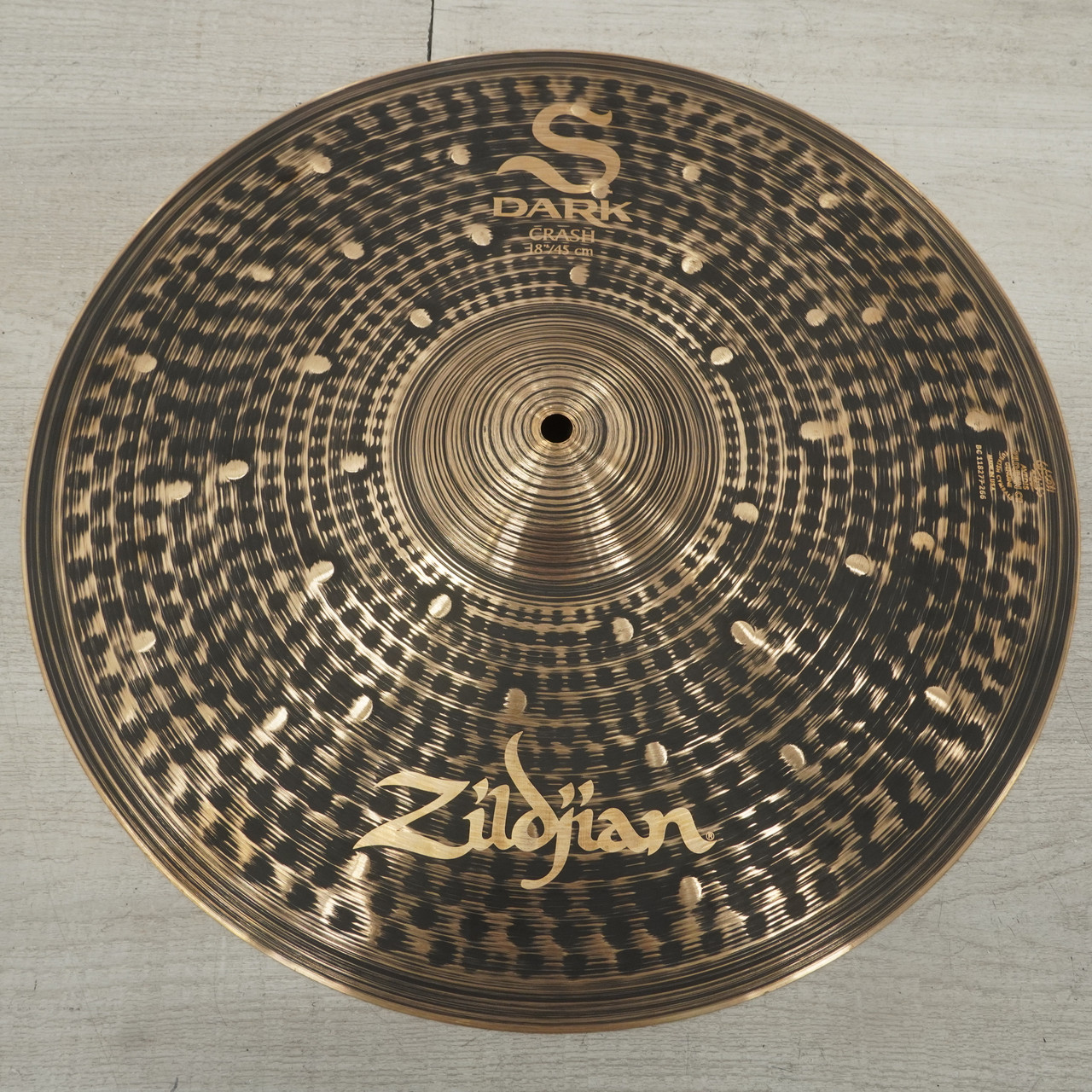 Used Zildjian S Dark Crash Cymbal 18 - Inch
