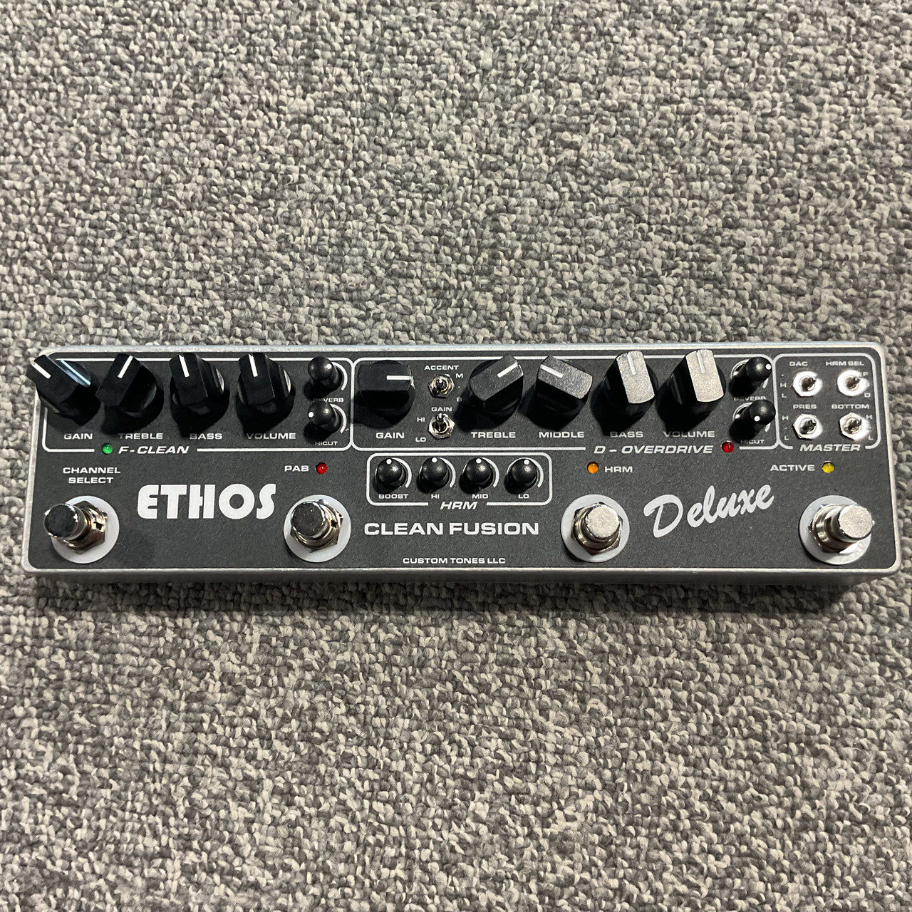 Used CUSTOM TONES ETHOS CLEAN FUSION DELUXE AMP Guitar Preamp Pedal