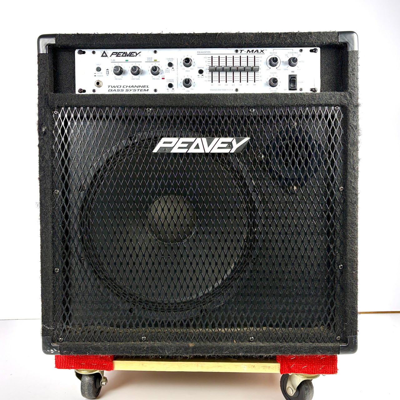 Used Peavey T-MAX 500 + 115 Bass Combo Amplifier 1 x 15