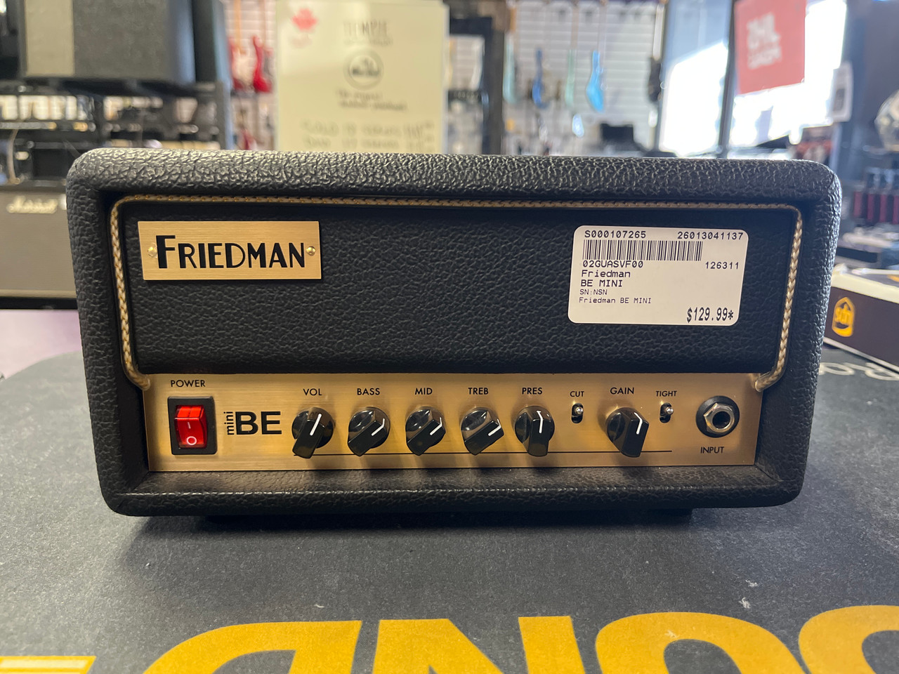 Used Friedman BE MINI Solid State Guitar Head