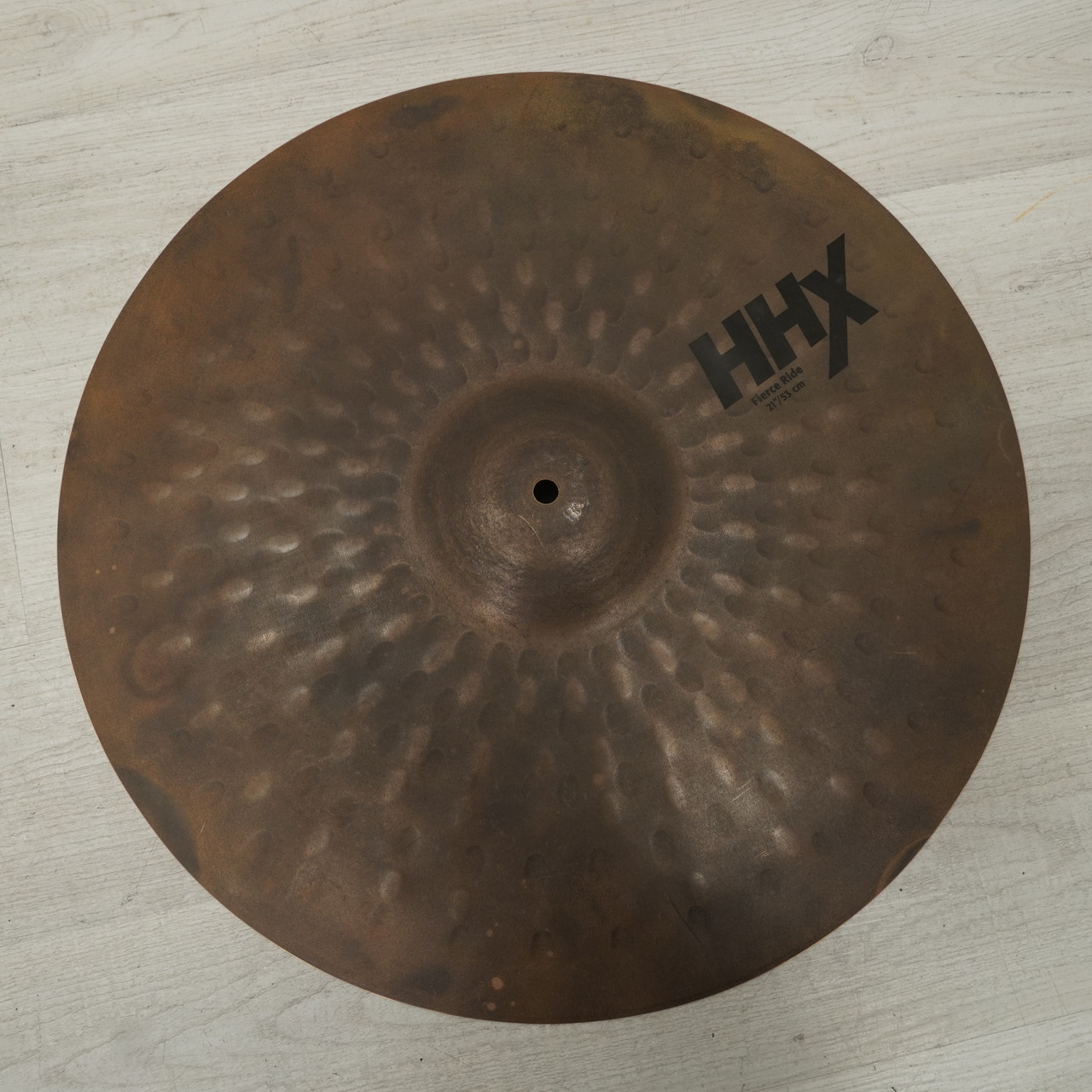 Used Sabian Hhx Fierce Ride Cymbal 21 - Inch