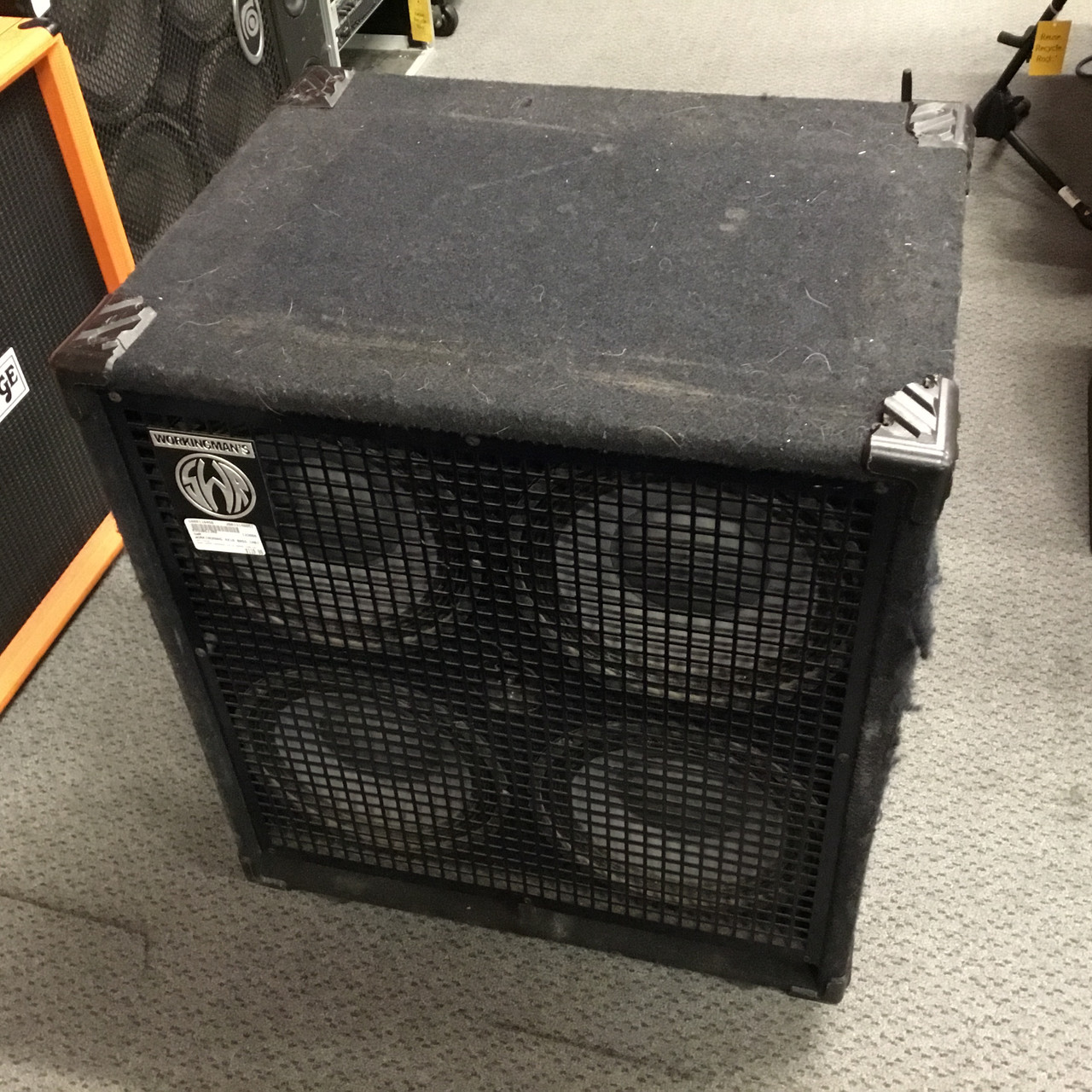 Used SWR WORKINGMANS 4X10 BASS CABINET 4 x 10 Bass Guitar Cabinet