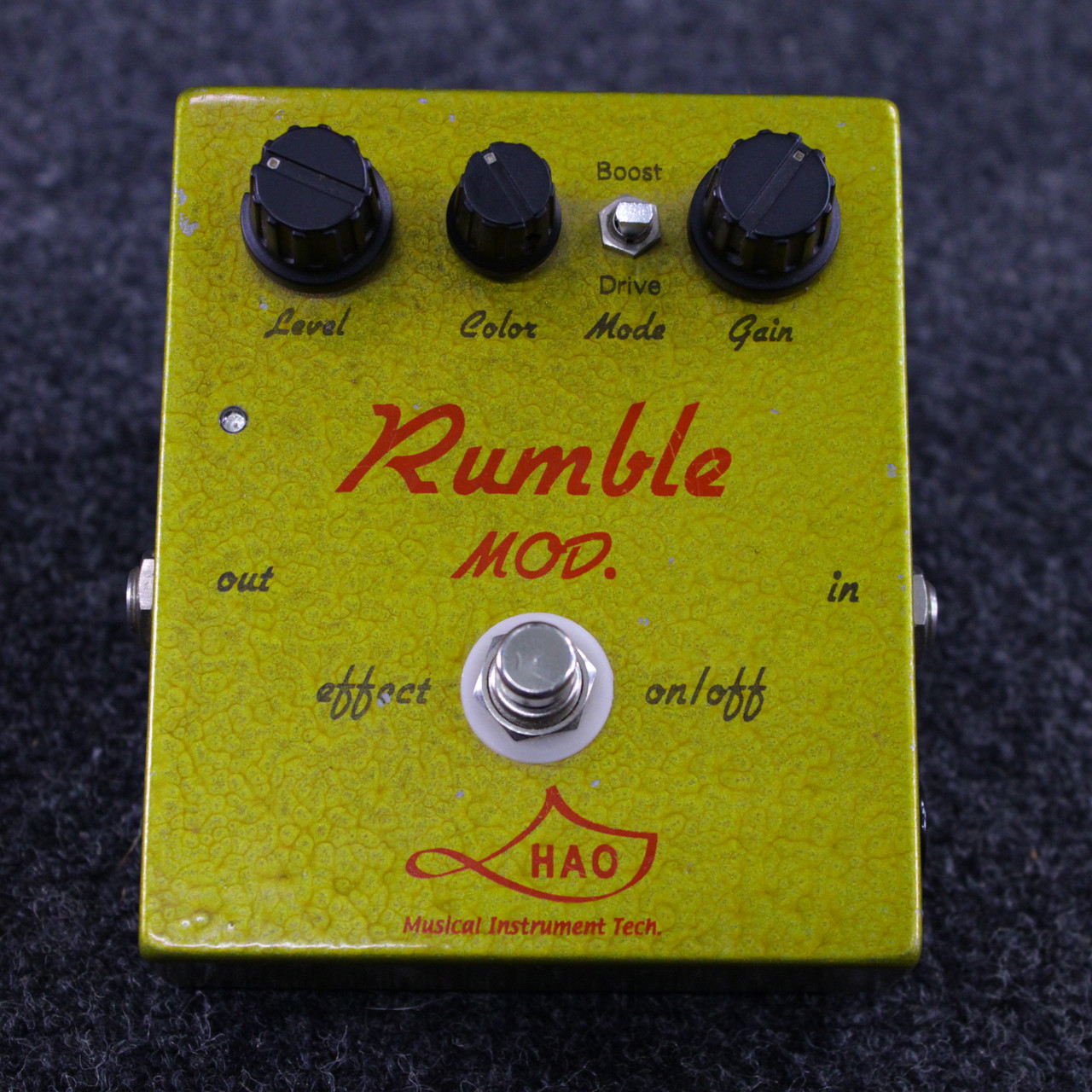 Used HAO RUMBLE MOD DUMBLE Overdrive Pedal