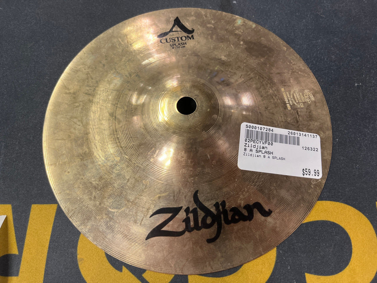 Used Zildjian 8 A SPLASH Splash Cymbal 8