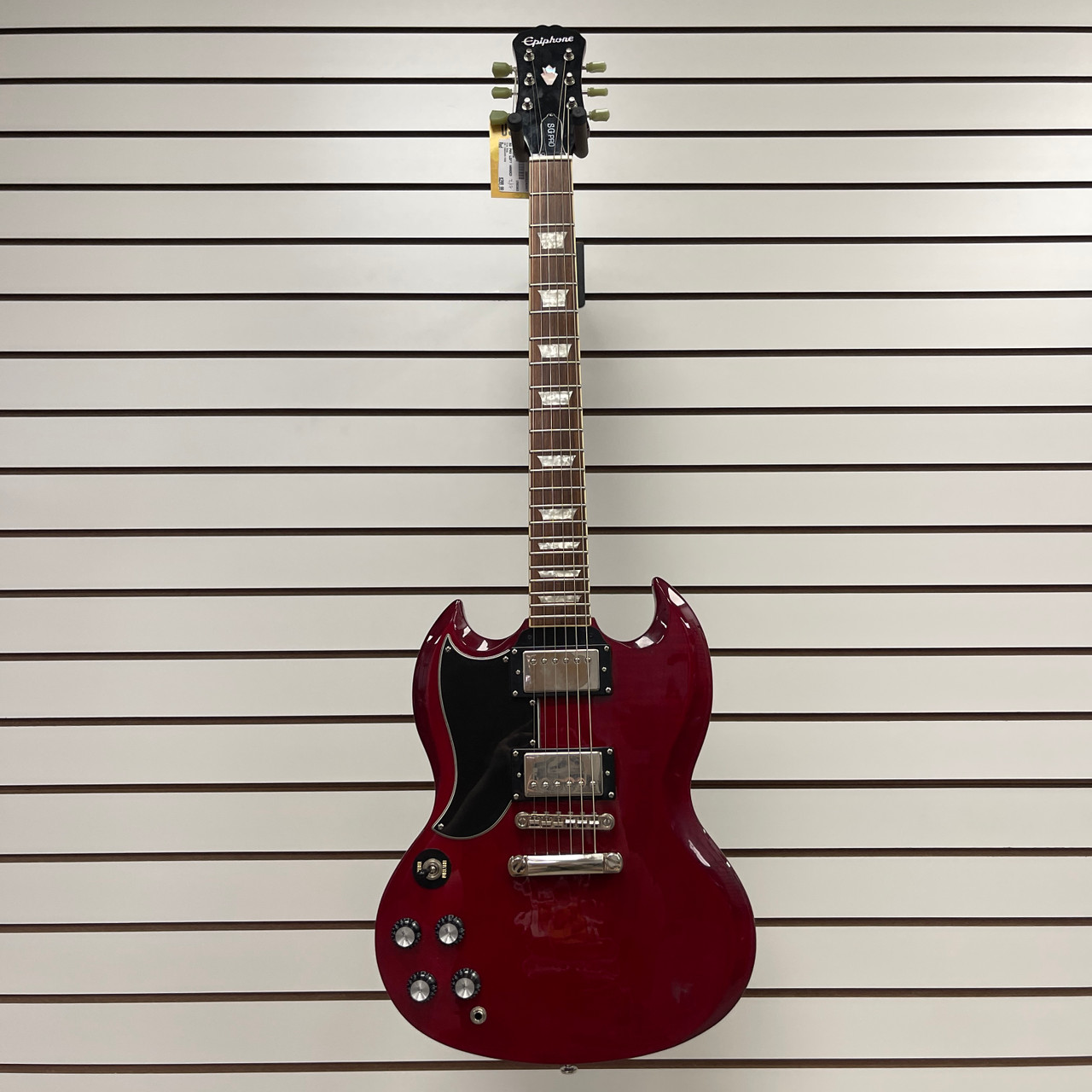 Used Epiphone SG PRO LEFT HANDED SG Type Electric Guitar Red 6-String
