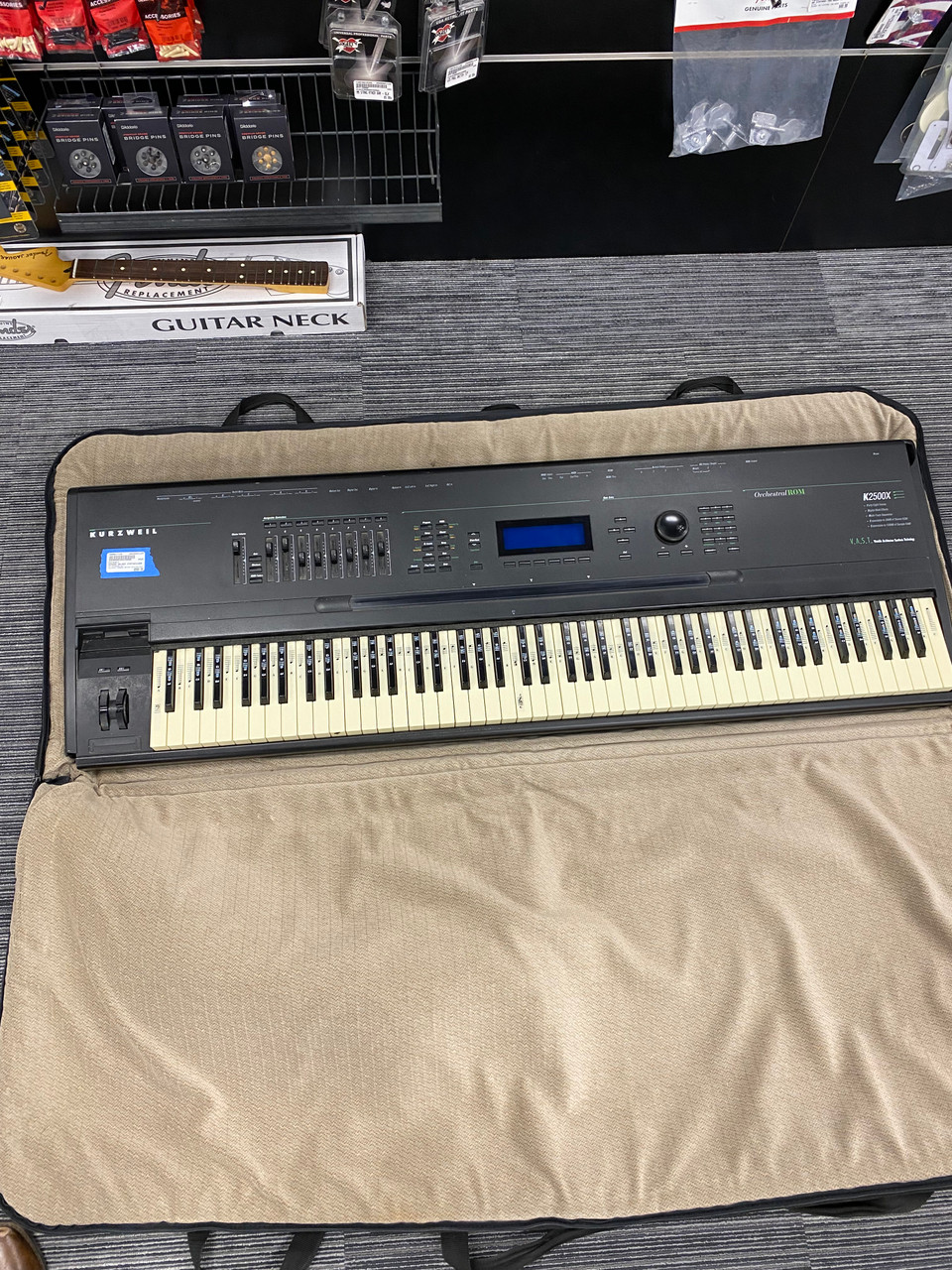 Used Kurzweil K2500X 88-KEY SYNTHESIZER Vintage 88-Key Keyboard 88-key