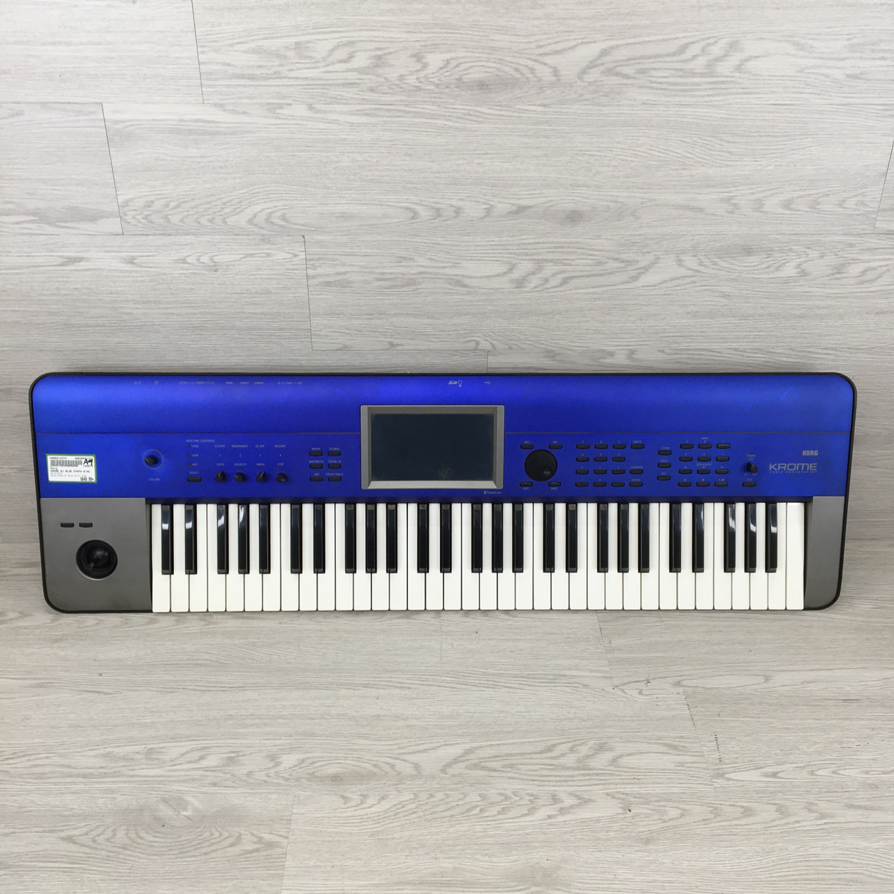 Used Korg KROME 61 BLUE SYNTH W/AC 61-Key Synthesizer 61-Key