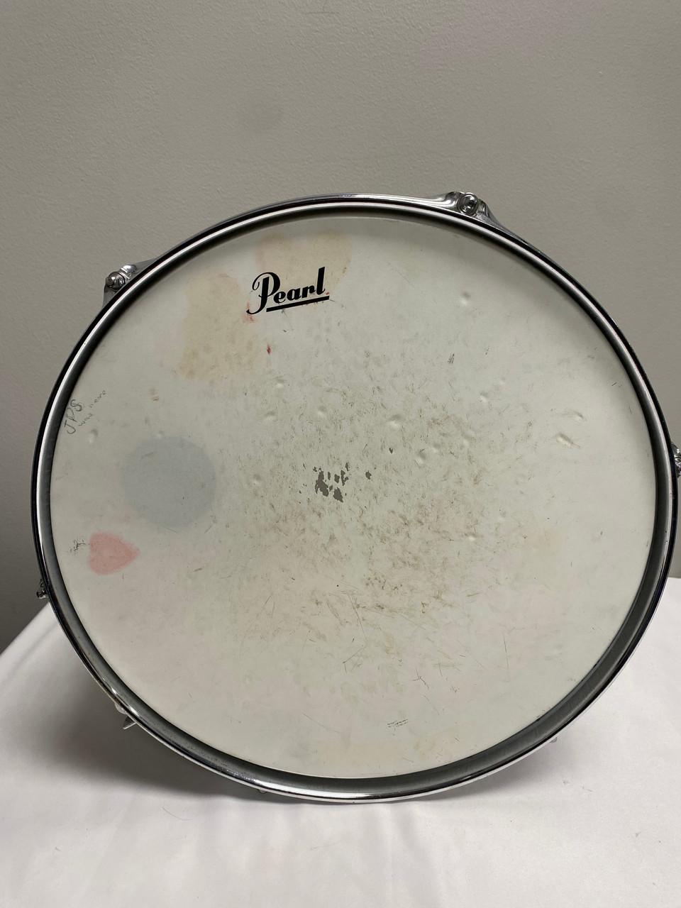 Used Pearl STEEL SHELL 13 Metal Snare Drum 13