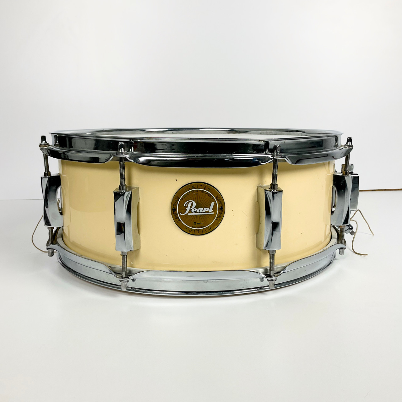 チーク sold out Used Pearl 5.5 x 14 Limited Edition SST Wood Snare Drum 14