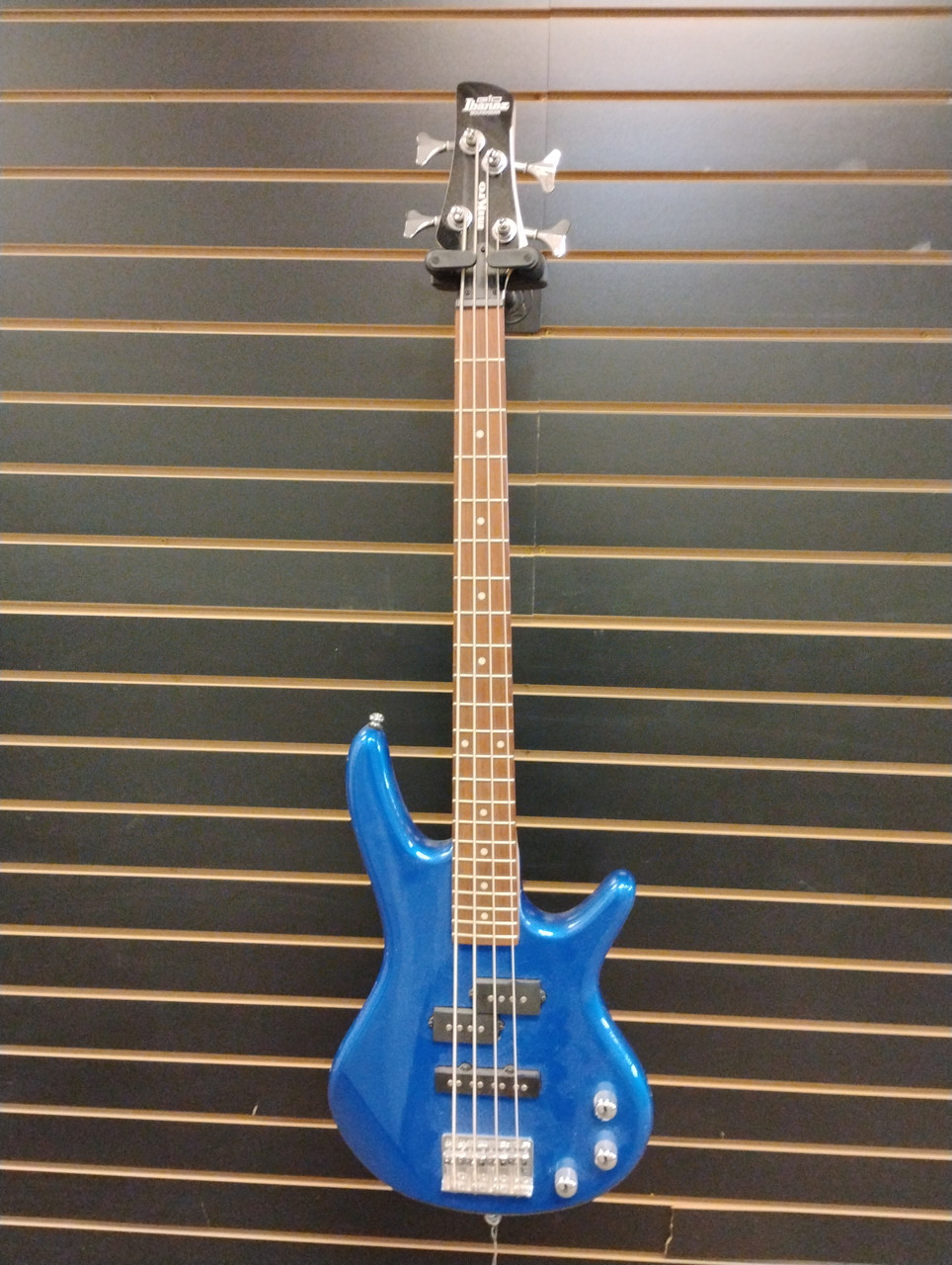 Used Ibanez SOUNDGEAR GIO MIKRO Bass Guitar Blue 4-String