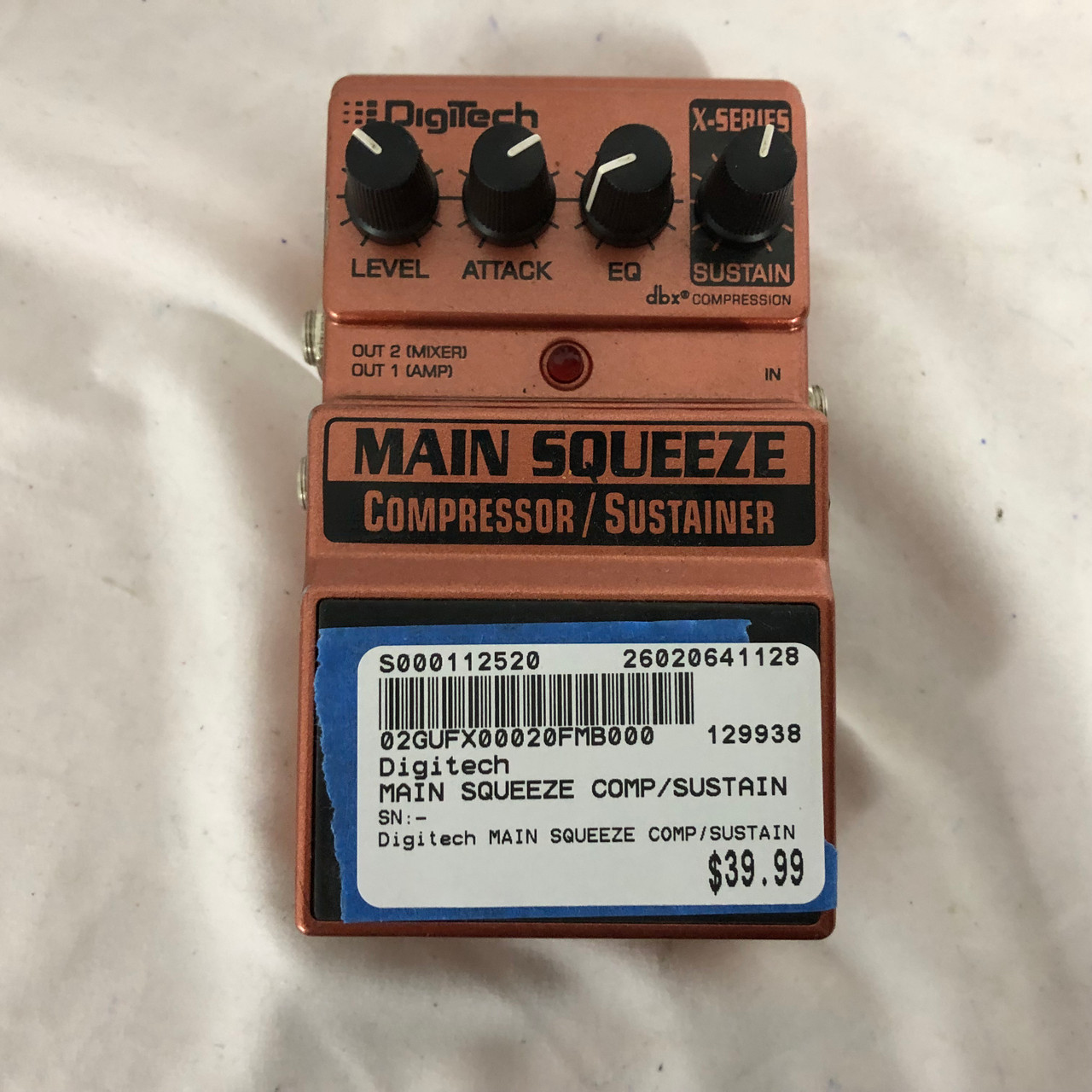 Sustainer Compressor Squeeze Main DigiTech コンプレッサー SQUEEZE MAIN DigiTech Pedal Reverb | ギター