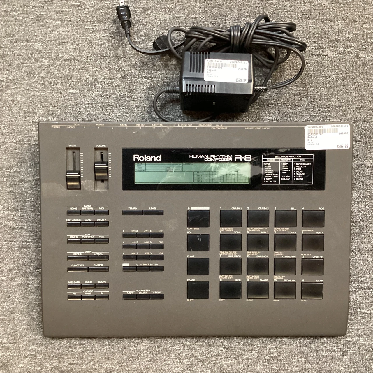 Used Roland R-8 Vintage Drum Machine