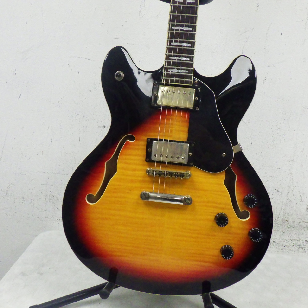 PEAVEY JF1EX セミアコ　美品　★お値下げのため本体のみに変更 希少 Peavey Hollowbody JF1EX セミアコ ギター 黒の通販 by