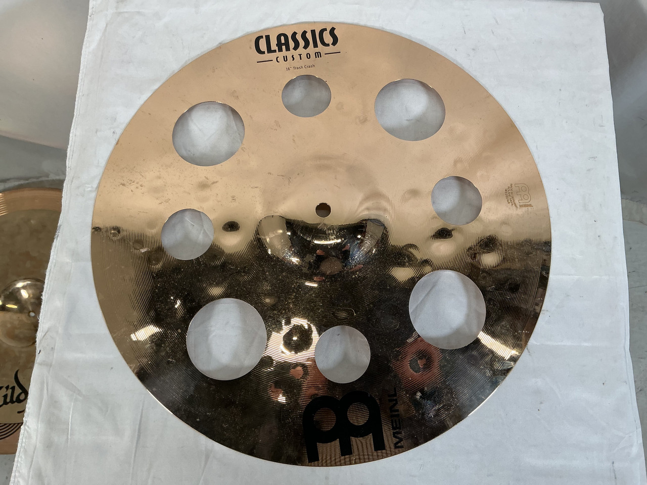 Used Meinl CLASSIC CUSTOM 16IN TRASH CRASH Crash Cymbal 16