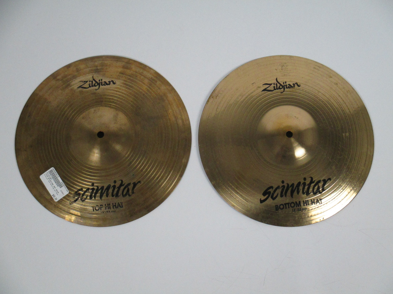 Used Zildjian 13IN Scimitar Vintage Hi Hat Cymbals