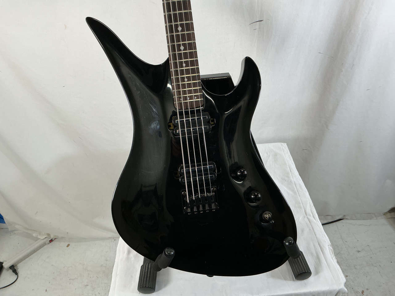 Used Schecter DIAMOND SERIES A-5X Electric Guitar Black Other