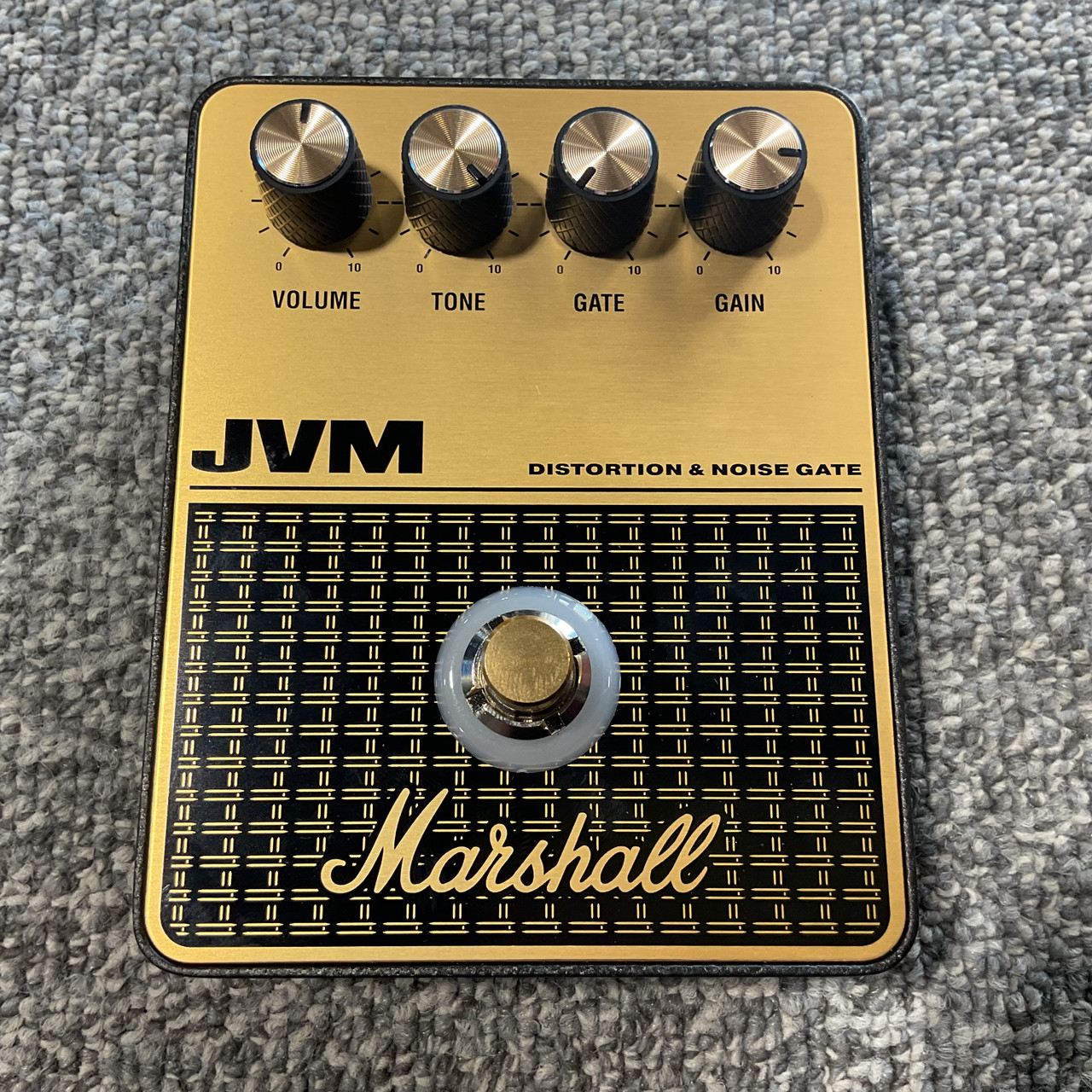 Used MARSHALL JVM DISTORTION + NOISE GATE Guitar Pedal