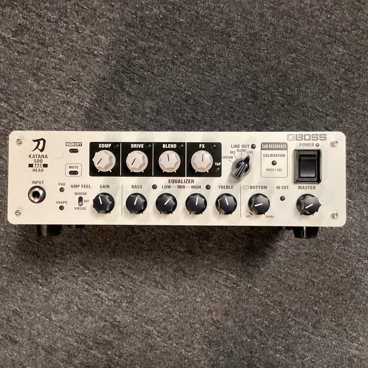 Used Boss KATANA 500 BASS HEAD Bass Amplifier Head