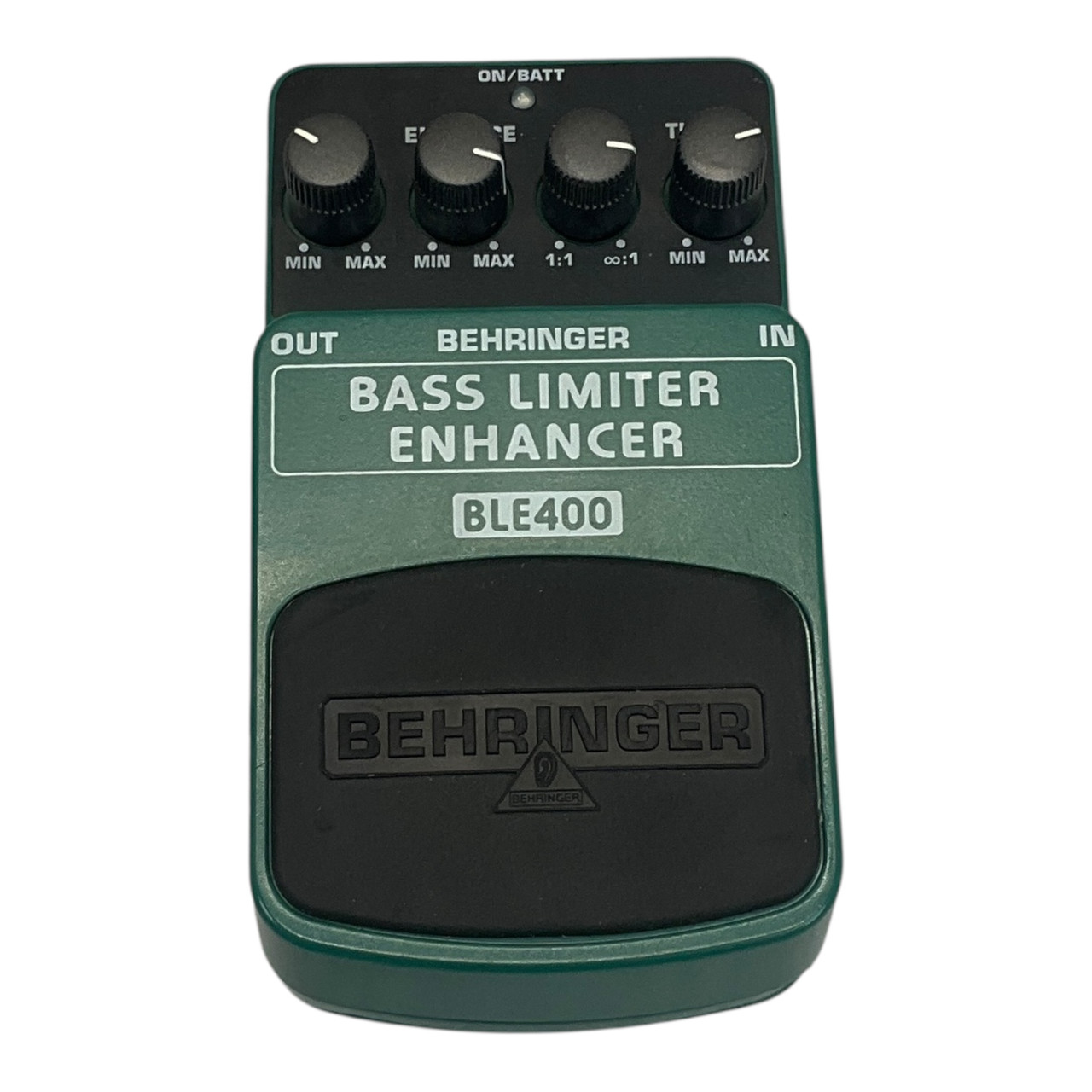 Used Behringer Bass Limiter Enhancer Guitar Effects Pedal