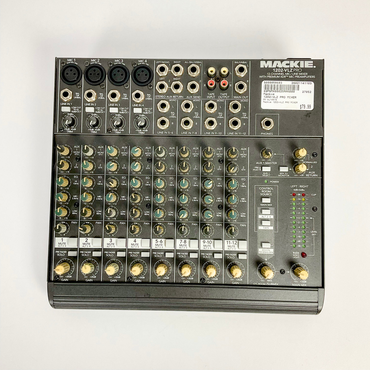 Used Mackie 1202-VLZ Pro Mixer
