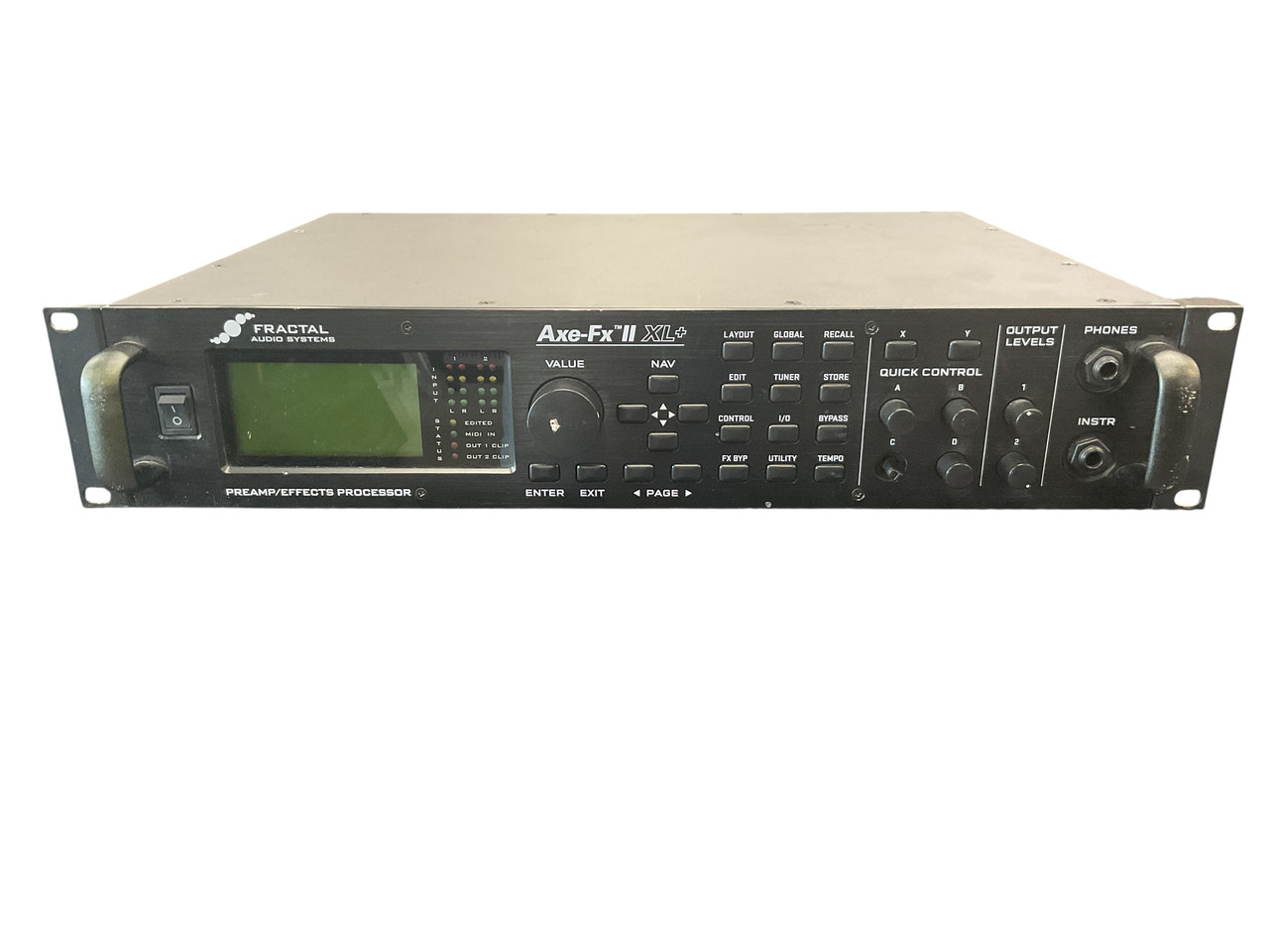 Used Fractal Audio AXE-FX II XL+ Rackmount Guitar Effect