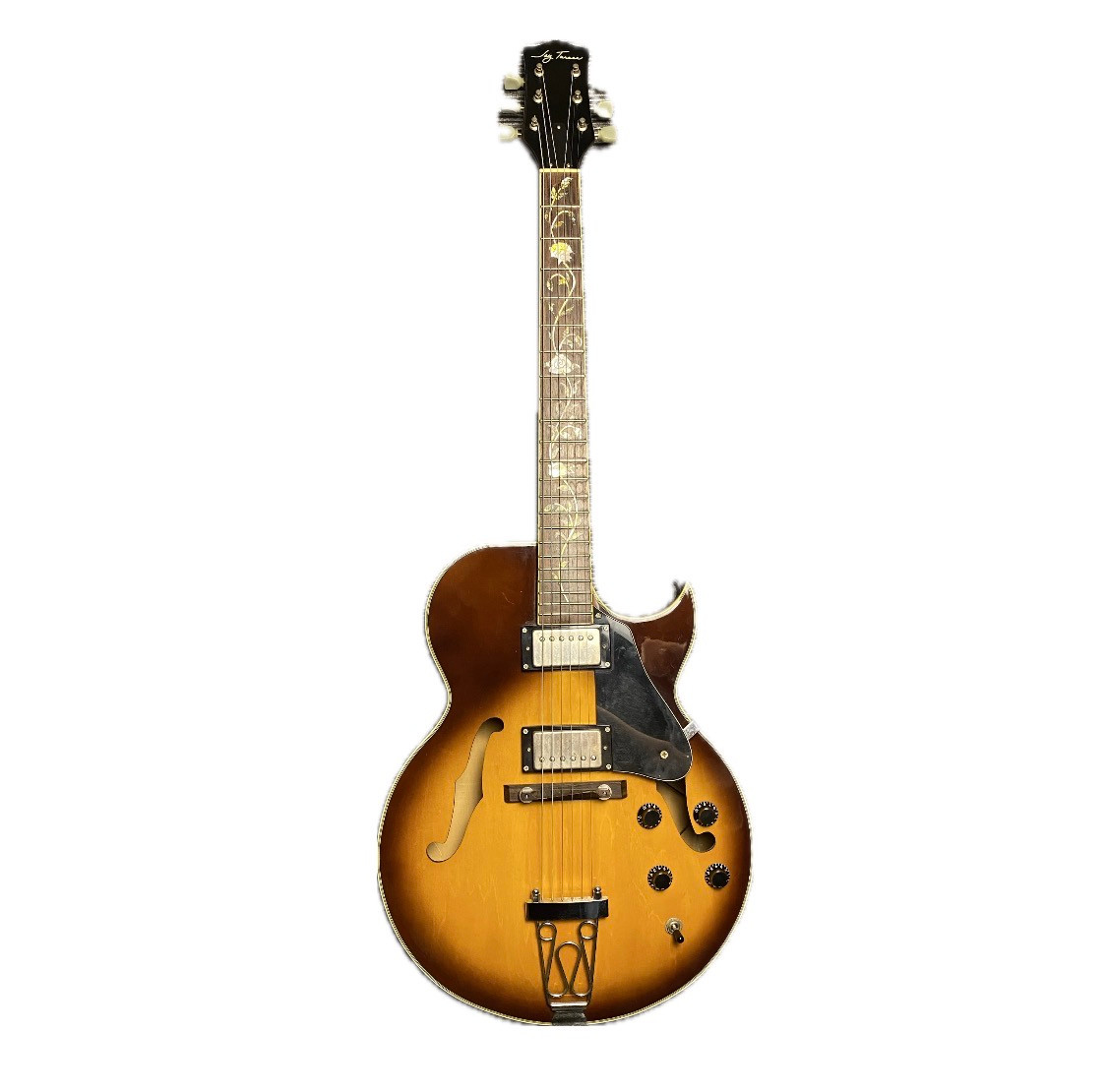 Jay Turser MODEL No. 500 プロ仕様 ※31※ Used Jay Turser HOLLOWBODY W/ FLOWER INLAY Semi-Hollow Electric