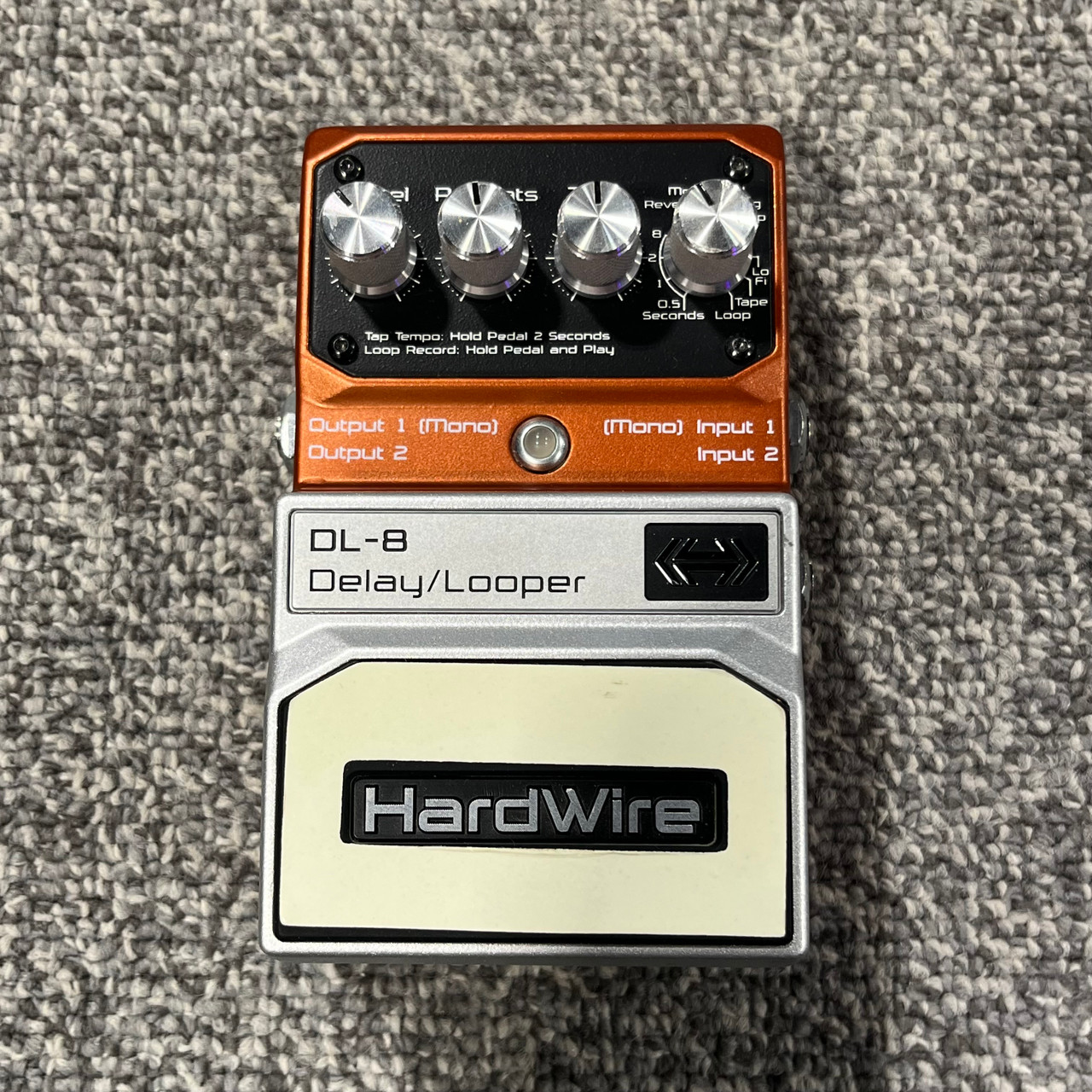 Used HARDWIRE DL-8 DELAY/LOOPER Guitar Pedal