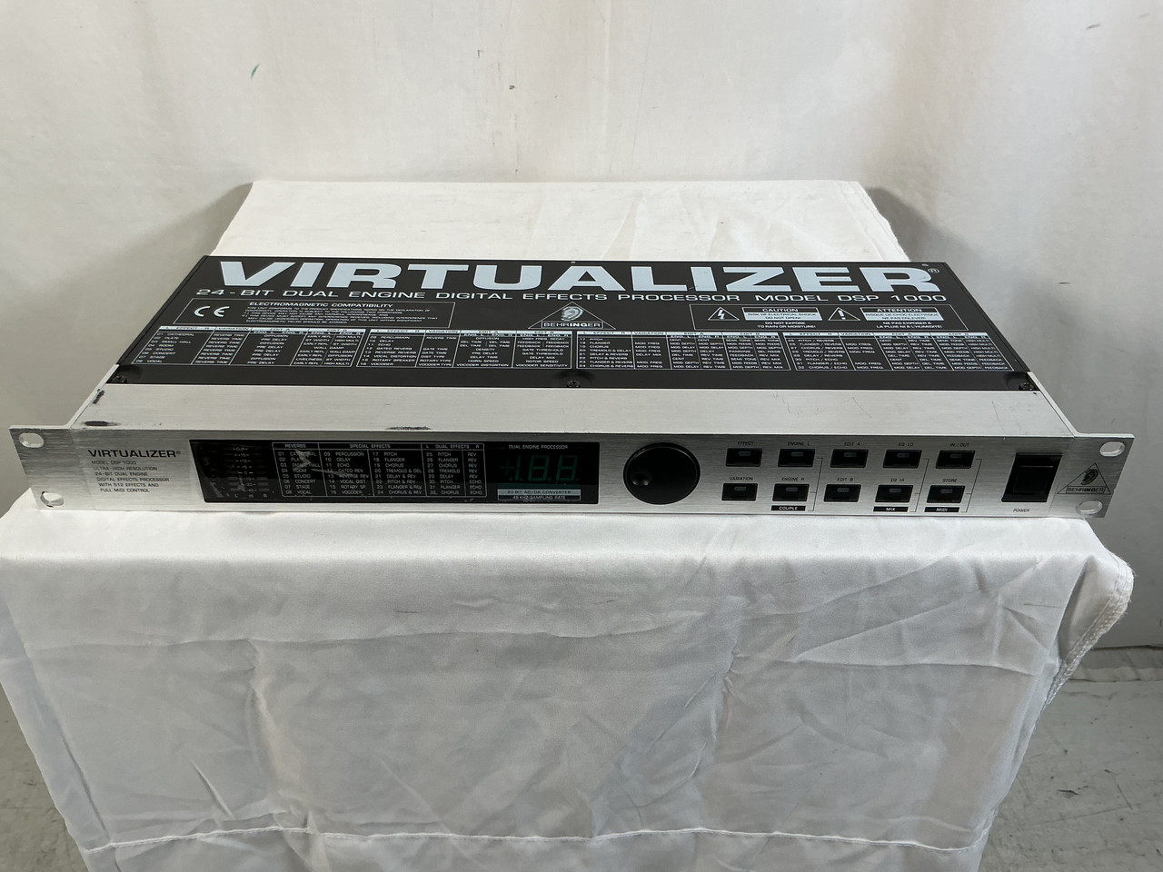 Used Behringer VIRTUALIZER DSP1000 Pro Sound Effects Unit