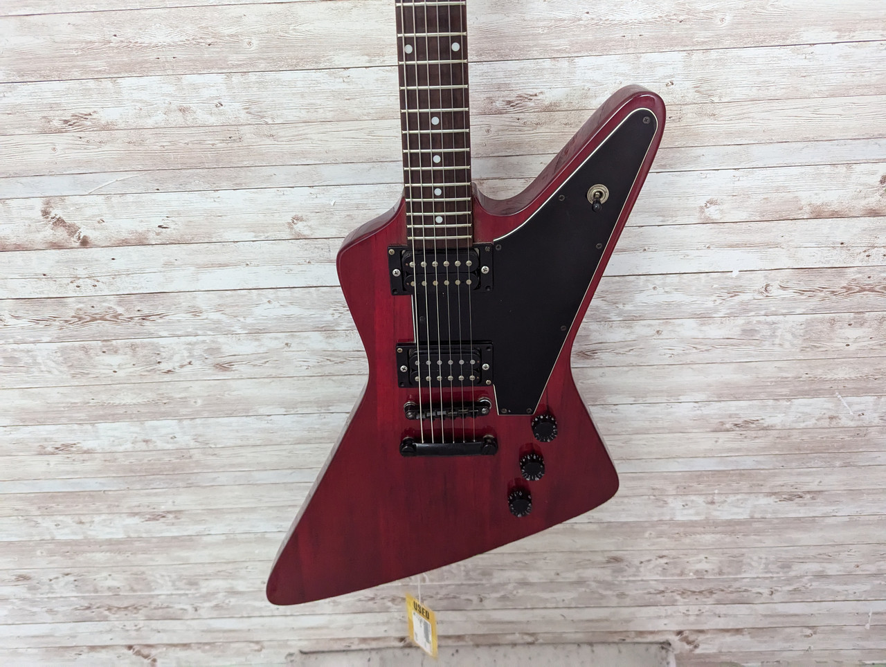 Used Hamer SLAMMER XP Pointy Electric Guitar Red 6-String