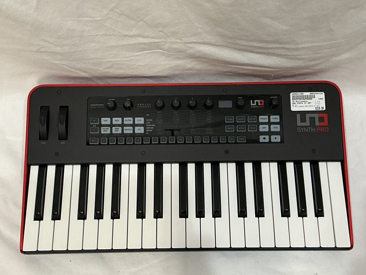 Used IK Multimedia UNO SYNTH 37 KEY Modular Synthesizer Rackmount