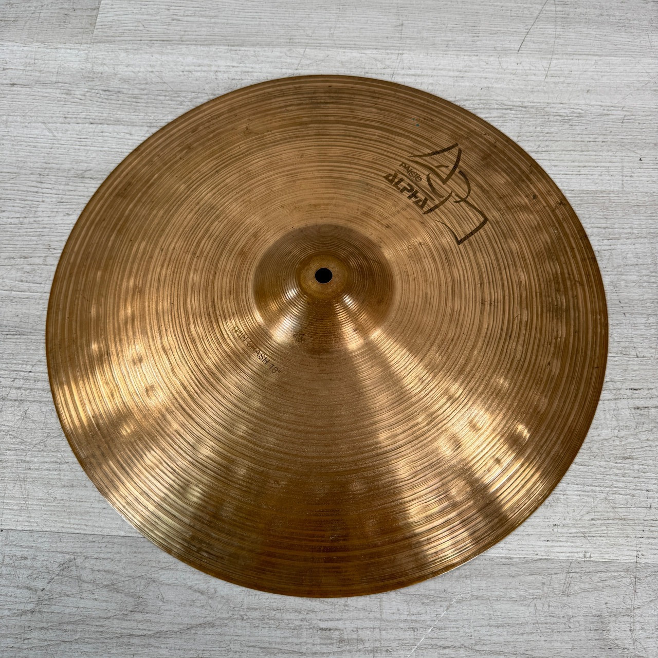 Used Paiste Alpha Thin Crash Cymbal - 18-inch