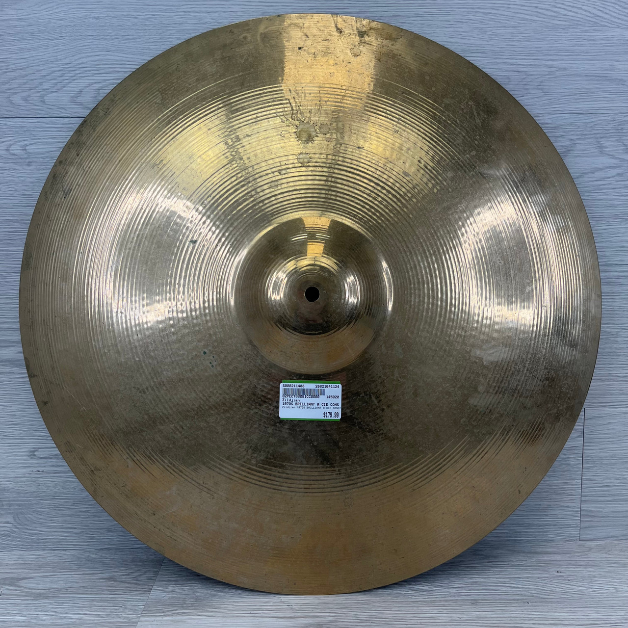 Used Zildjian 1970s Brilliant A Cie Constantinople Vintage Ride