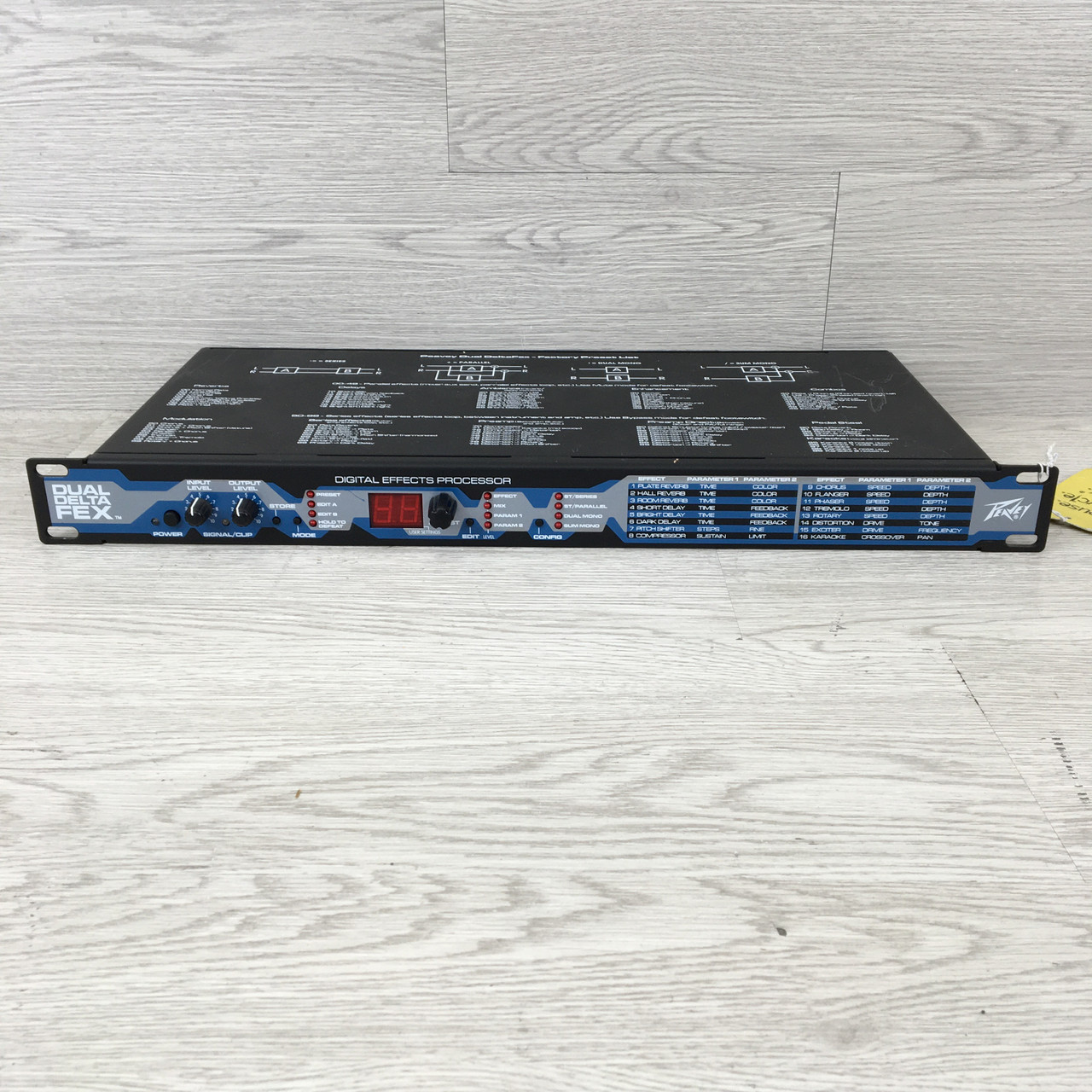 Used Peavey DUAL DELTA FEX Multi Effects