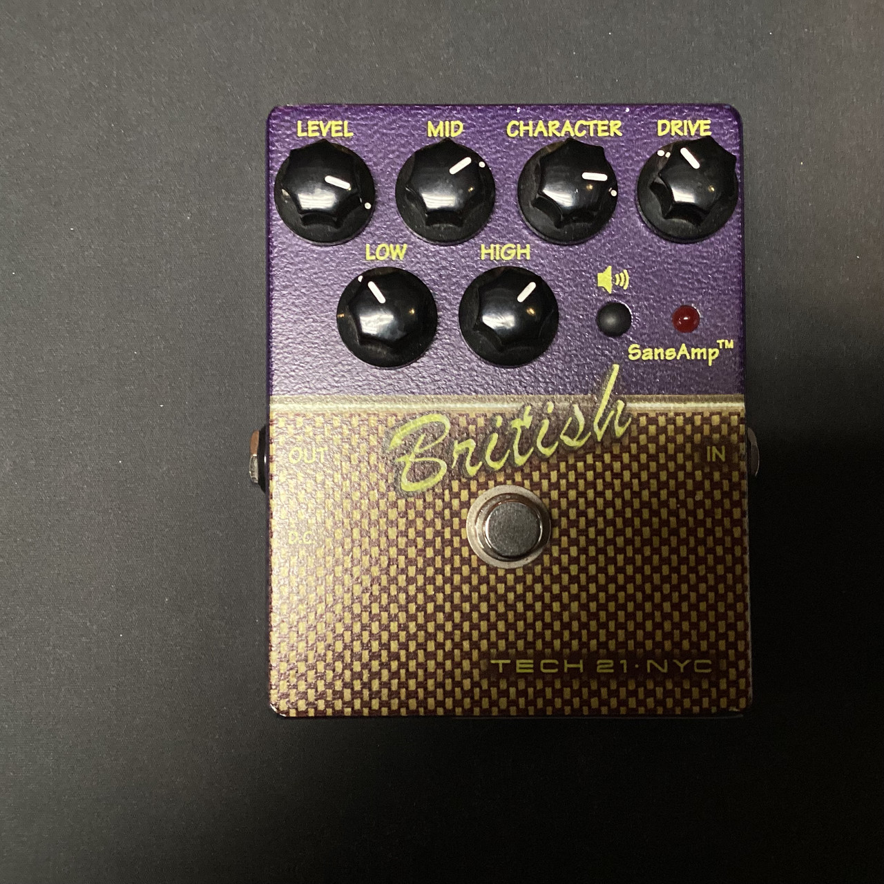 Used Tech 21 BRITISH Distortion Pedal