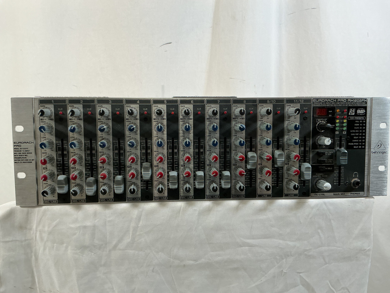 Used Behringer EURORACK PRO RX1202FX Mixing Console