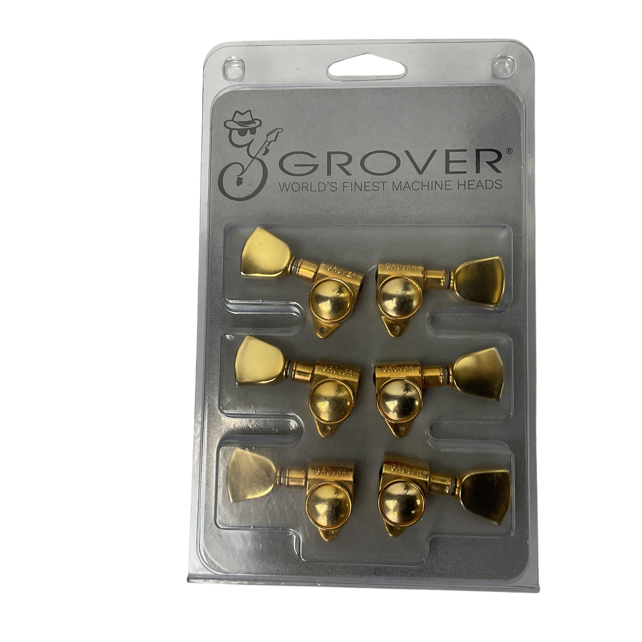 Used Grover 3X3 TUNERS GOLD Instrument Tuner or Metronome