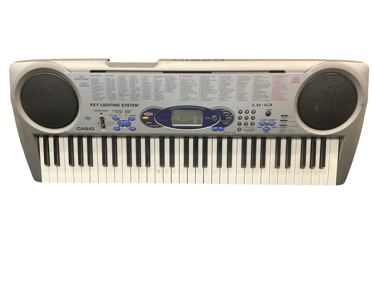 Used Casio LK-43 61-Key Keyboard 61-Key