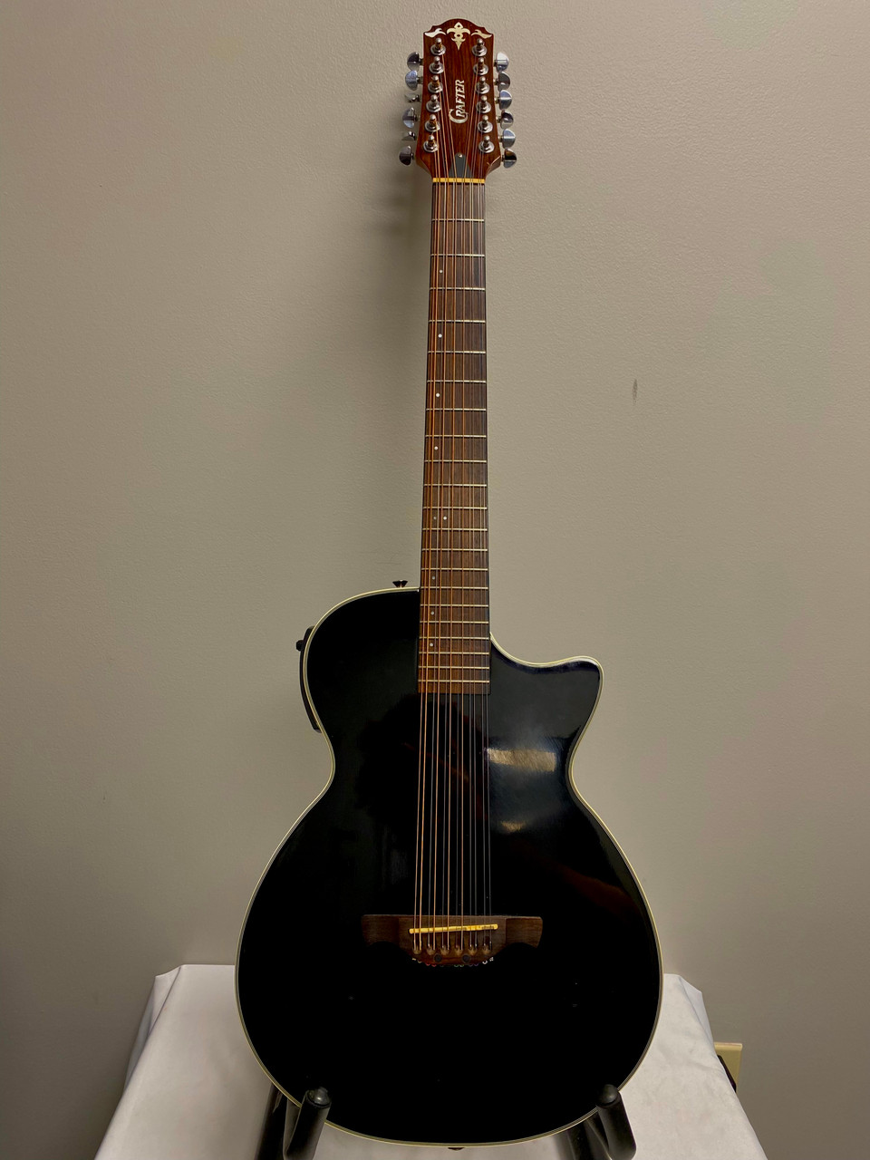 Used Crafter CT120-12 ACOUSTIC ELECTRIC Vintage Solid Top Acoustic