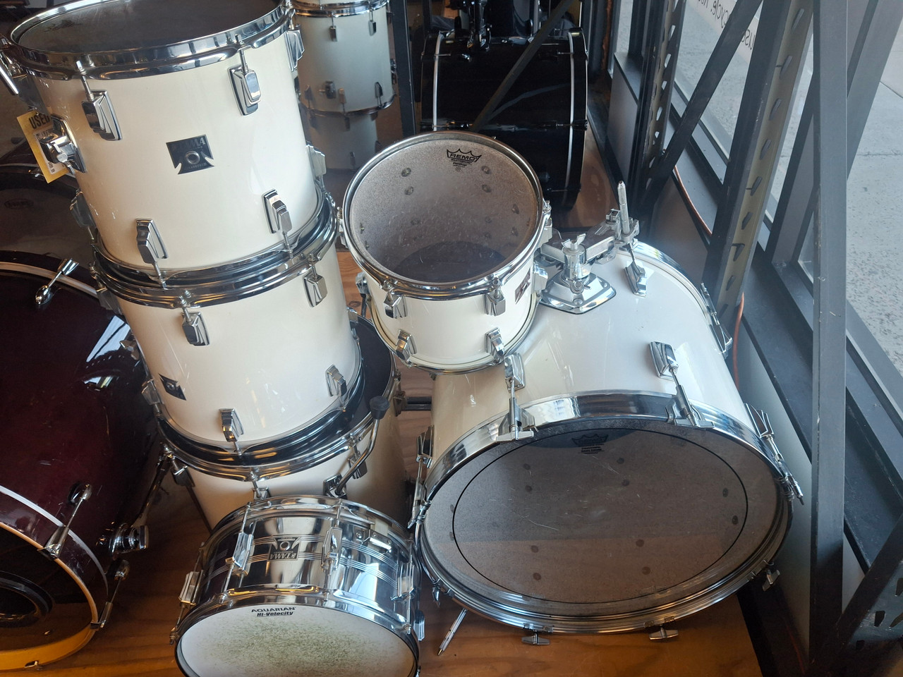 Used Tama SWINGSTAR Drum Kit White 22